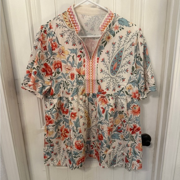 Floral Short Sleeve Dress - Picture 5 of 8